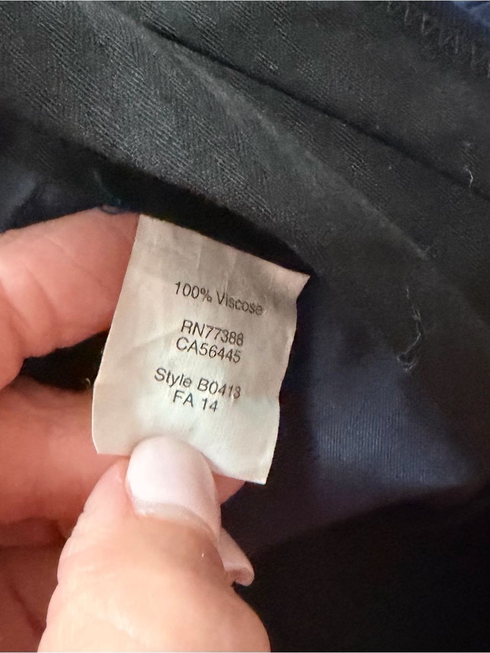 Madewell Harlow Navy Wide-Leg Pleated Dress Pants - Picture 9 of 12